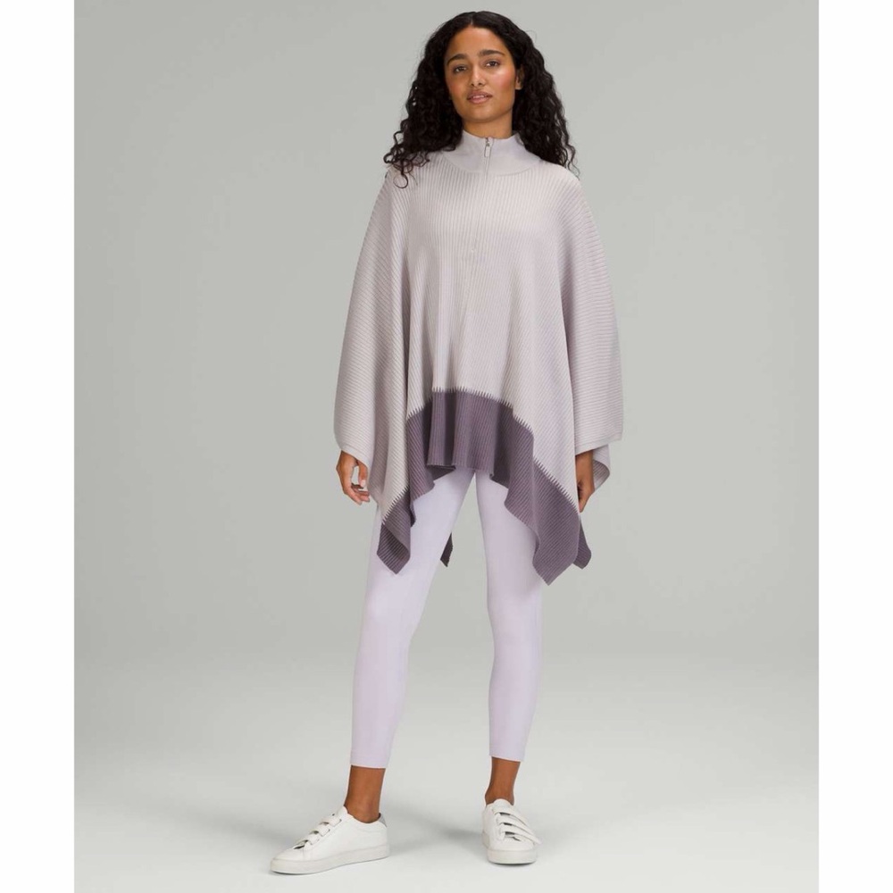 Lululemon Wool On The Go Poncho